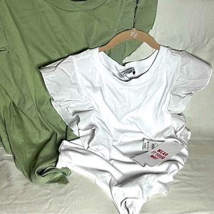 Celebrity Pink ‘Flutter sSleeve Bodysuit’